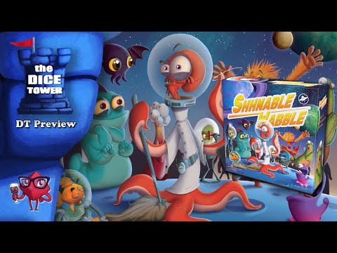Shhnable Wabble the Board Game | Dice Tower Preview by Ella