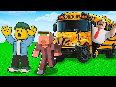 RAGE I KOVALSKI Beže od BESNOG UČITELJA u Roblox-u!