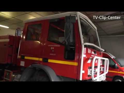 Nah dran: Feuerwehr Pompiers Abreschviller Frankreich