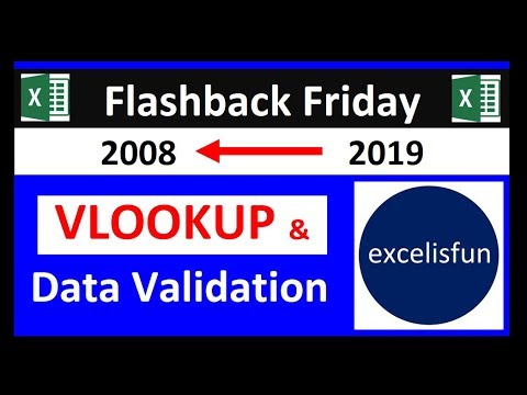 Excel Formulas Functions – excelisfun Flashback Friday 01 – Excel Basics