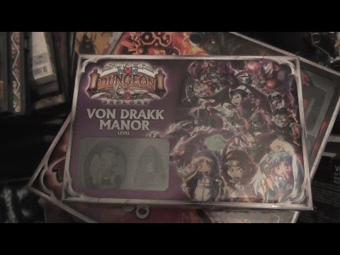 The unboxing of Von Drakk Manor for super dungeon explore by Soda pop miniatures 