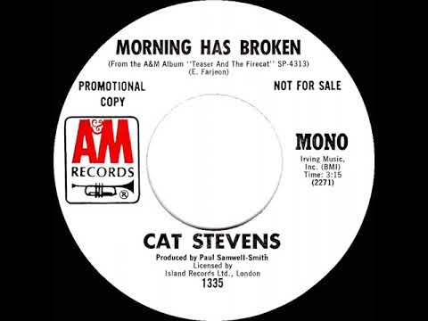 1972 Cat Stevens - Morning Has Broken (mono radio promo 45)