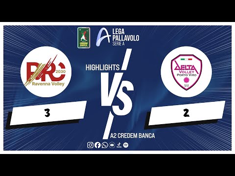 Highlights A2 Credem Banca | Consar Ravenna – Alva Inox 2 Emme Service Porto Viro | 1ª giornata