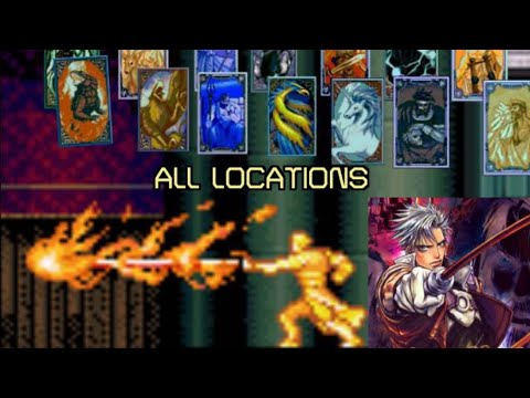 Castlevania Circle of the Moon  All Cards / All Locations. |Trophy It's Time to DSS