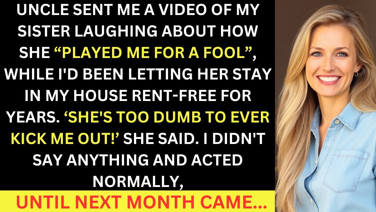 Uncle Sent Me A Video Of My Sister Laughing About How She Played Me. I Stayed Silent, For Now...