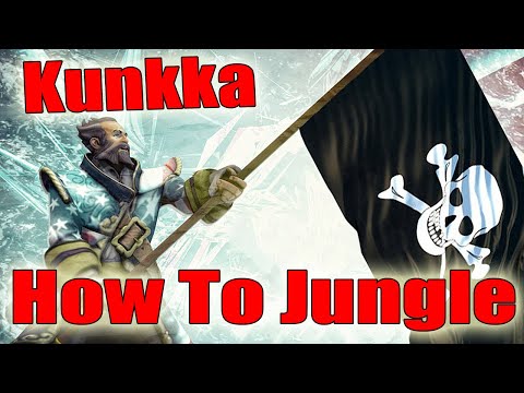 DoTa 2 How To Jungle Kunkka Patch 7.31 IRG 6600 gold 15 min