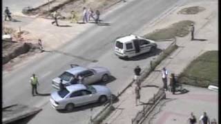 preview picture of video 'Girtas vairuotojas sulaikomas prie Apynio.'