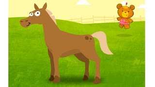 Animals for kids| Animal noises| English for children| Educational game