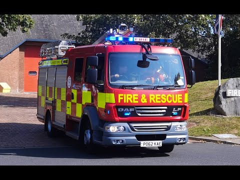 Blackpool Reserve Second Pump Turnout - Lancashire Fire and Rescue Service.