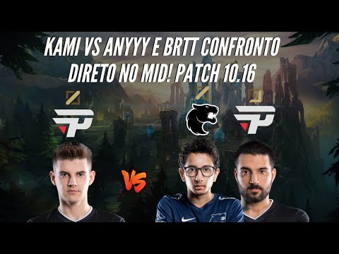 KAMI VS ANYYY E BRTT CONFRONTO DIRETO NO MID! - REPLAYS LOL