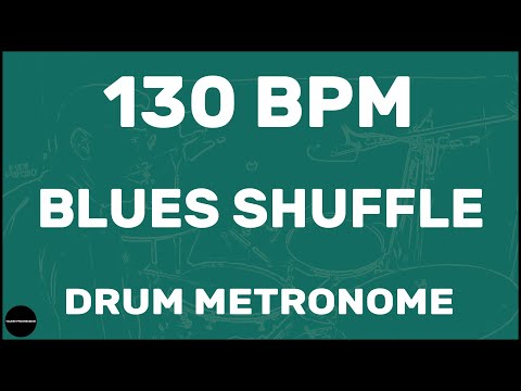 Blues Shuffle | Drum Metronome Loop | 130 BPM
