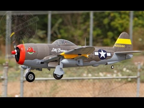 P-47 Thunderbolt FMS 1700mm Flight Review with Pete in HD!