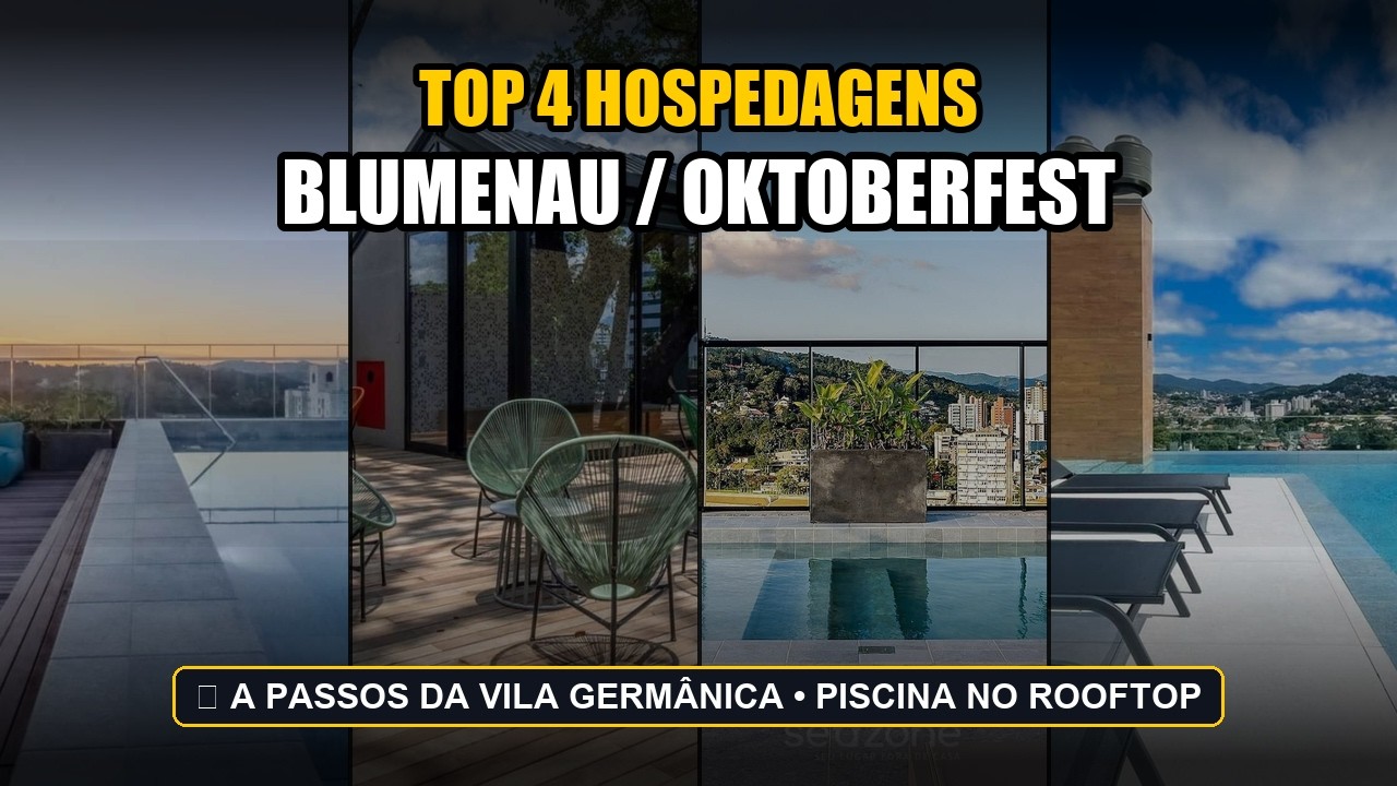 Top 4 Apartamentos e Lofts Incríveis em Blumenau: Conforto e Localização Privilegiada para a Oktoberfest