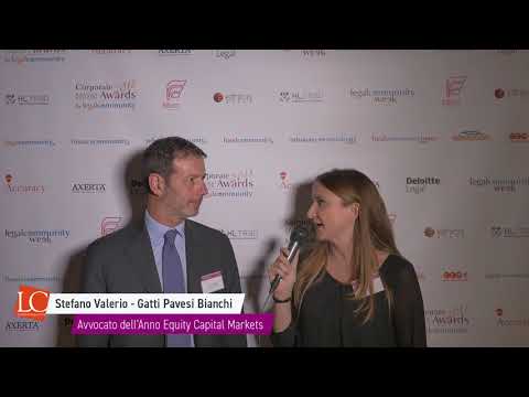 Stefano Valerio - Legalcommunity Corporate Awards 2018 by legalcommunity.it