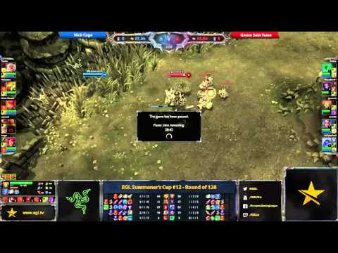 EGL LoL Summoner Cup #12 : Nick Cage vs. Gnom Sein Team : Round of 128