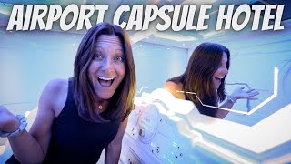MEXICO CITY CAPSULE HOTEL (sleeping in the airport) - YouTube