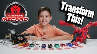 TURNING MECARD!!! Incredible Transforming Cars!