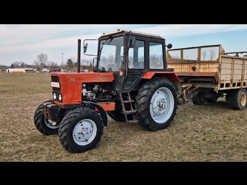 MTZ-82.1 (4642 üzemóra) Turbó,  piros rendszám