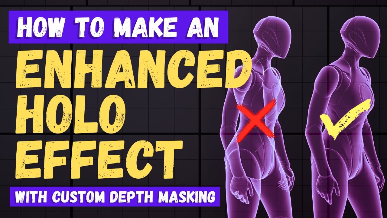 How To Create An Enhanced Hologram Effect - Unreal Engine 5 Tutorial