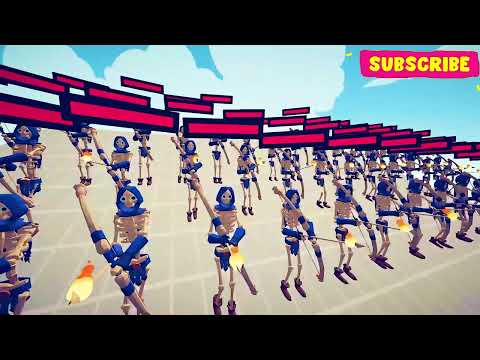 ALL RANGED UNITS TOURNAMENT (50x vs 50x) - DEATH MATCH 🔥Totally Accurate Battle Simulator