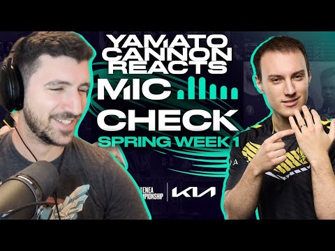 LEC Mic Check Week 1 Spring 2023 - YamatoCannon Reacts #LEC #leagueoflegends #VIT #G2