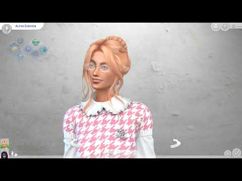 sims 4 custom sim download occult female Alyxa Eudoxia by Bonita100 Cas Video Preview