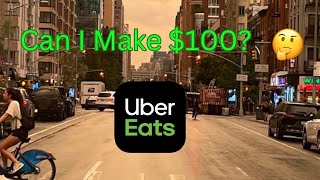 Trying To Make $100 Delivering Food On Uber Eats