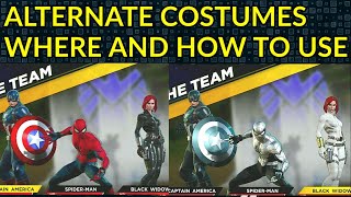 Alternate Costumes! How to get and how to use tutorial Marvel Ultimate Alliance 3