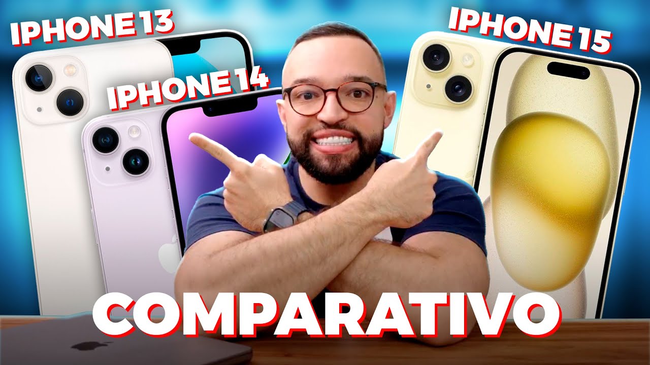 iPhone 13 vs iPhone 14 vs iPhone 15 | COMPARATIVO
