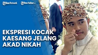 Ekspresi Kocak Kaesang Jelang Akad Nikah Jadi Sorotan, Beri Simbol Sarangheyo ke Kamera