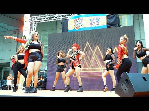 180121 FANCAM『4K』 "W.I.S" cover "2NE1"(I AM THE BEST+FIRE) @ Central World(DeeDo Street Dance Show)