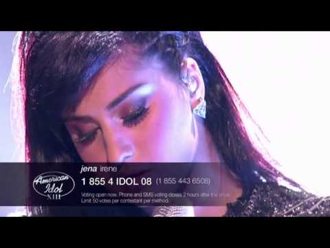 Jena Irene 27 - American Idol S13E36c Creep