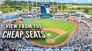 View From The Cheap Seats: Kauffman Stadium - Kansas City, Missouri 🇺🇸