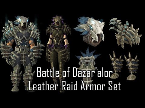 Battle of Dazar'alor Raid Leather Armor Set