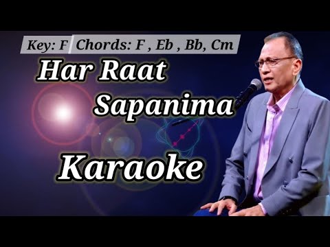 "Har Raat Sapanima" karaoke with lyrics.[Deep shrestha] @MusicNepalPvtLtd