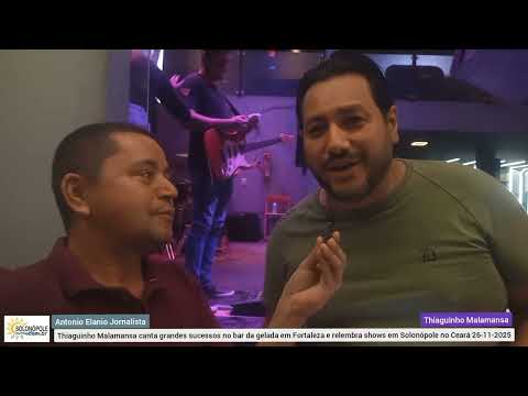 Thiaguinho Malamansa canta grandes sucessos em Fortaleza e relembra shows em Solonópole 26-11-2025 