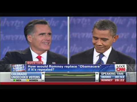 First Presidential Debate 2012 Barack Obama Mitt Romney Denver Colorado October 3, 2012 (5/6)
