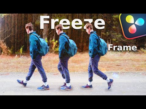 Freeze Frame Effect in DaVinci Resolve 18 Tutorial