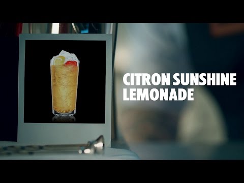 CITRON SUNSHINE LEMONADE DRINK RECIPE - HOW TO MIX