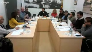 Ple municipal de 14 de desembre de 2017