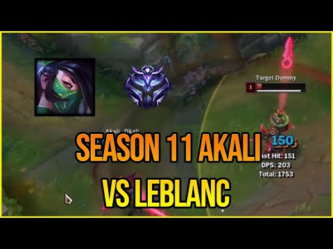 Akali Season 11 vs Platin Leblanc Main - Random Highlights #2