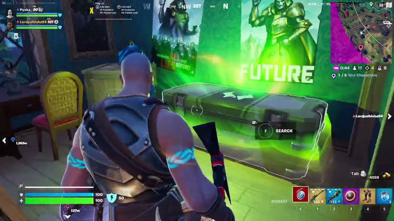 I had to AFK but luckly we still won the game - Fortnite 5.4