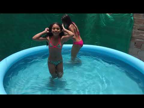 Desafio na piscina 🏊‍♂️🦋   