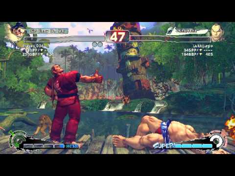 Dan Hibiki (USF4) kicks everybody's head in: E. Honda