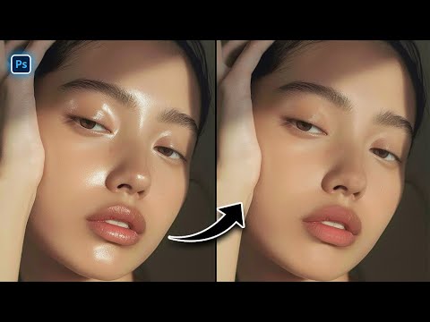 how to remove skin shine in photoshop | Easily remove oily face shine in photoshop