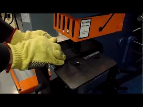 Scotchman 50514 CM Ironworker Demo (Notching) at Icon Machine Tool