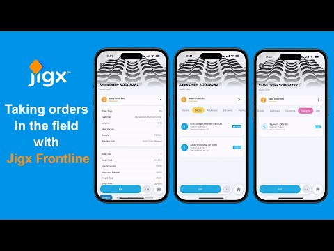 Aplicación de ventas de campo Jigx