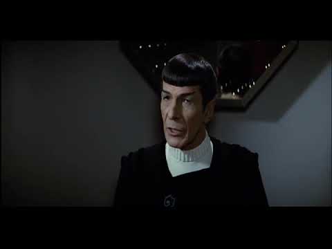 Captain Spock Encourages Admiral Kirk to Assume Command