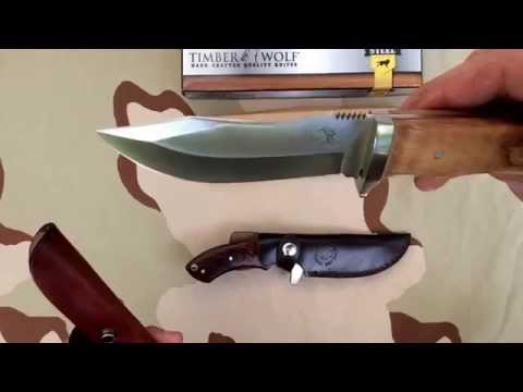 Elk Ridge Knives ER-291 / Timber Wolf Blazing Bowie