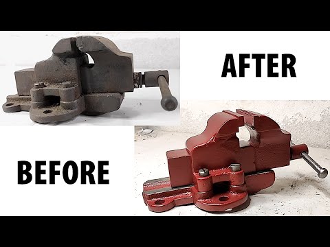 Broken Deadlocked Vise - Perfect Restoration #1